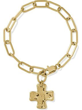 Stylish Chunky Cross Chain Bracelet for Women - Trendy Fashion Jewelry Accessory